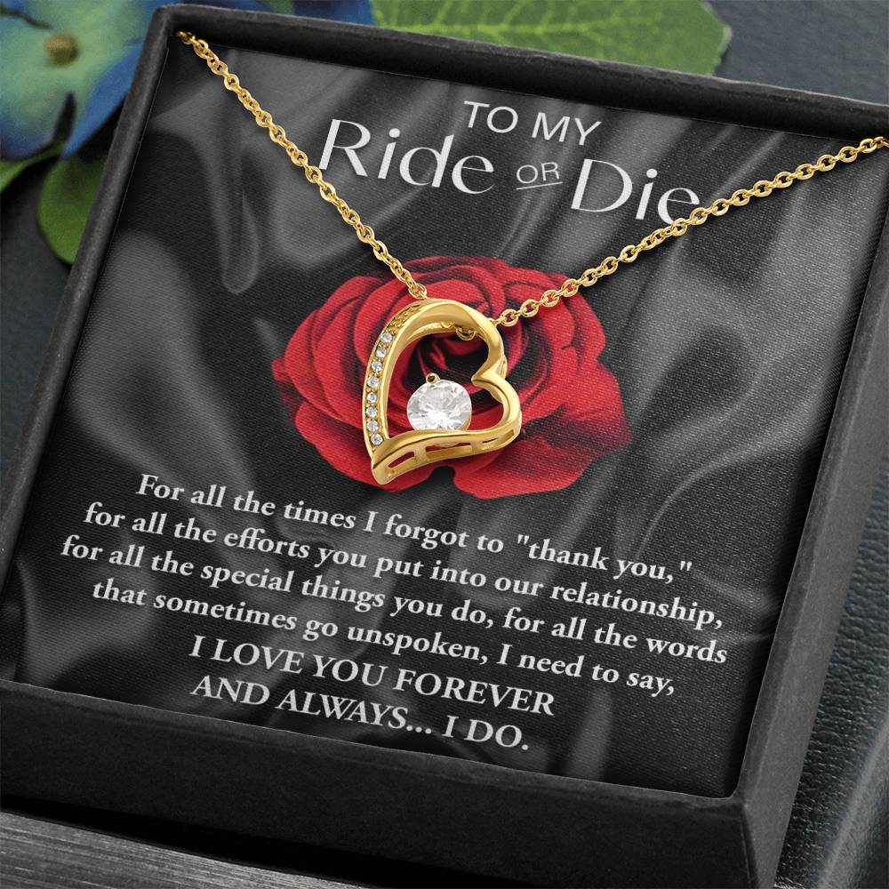 To My Ride or Die  - Gift For Soulmate