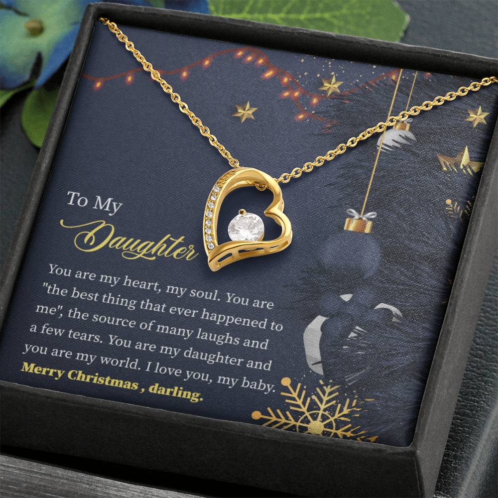 You Are My Heart - The Best Necklace Gift For Daughter- Christmas Gift for Daughter.