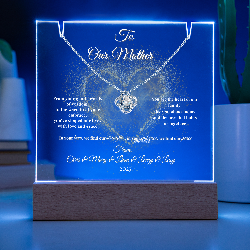 "Forever Glowing: The Light of a Mother's Love- Gift For Mother, Gift For mama, Gift for Mom