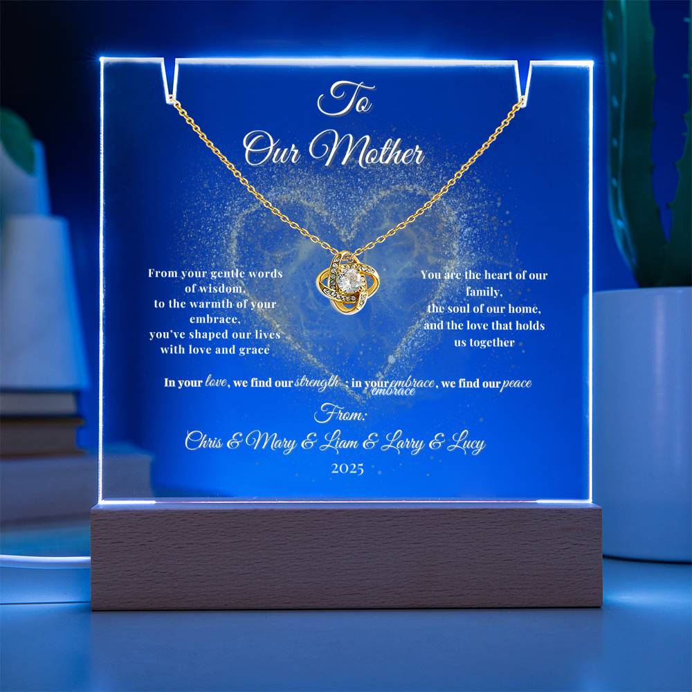 "Forever Glowing: The Light of a Mother's Love- Gift For Mother, Gift For mama, Gift for Mom