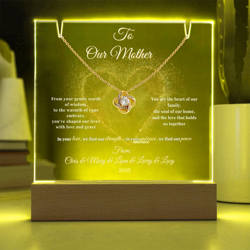 "Forever Glowing: The Light of a Mother's Love- Gift For Mother, Gift For mama, Gift for Mom