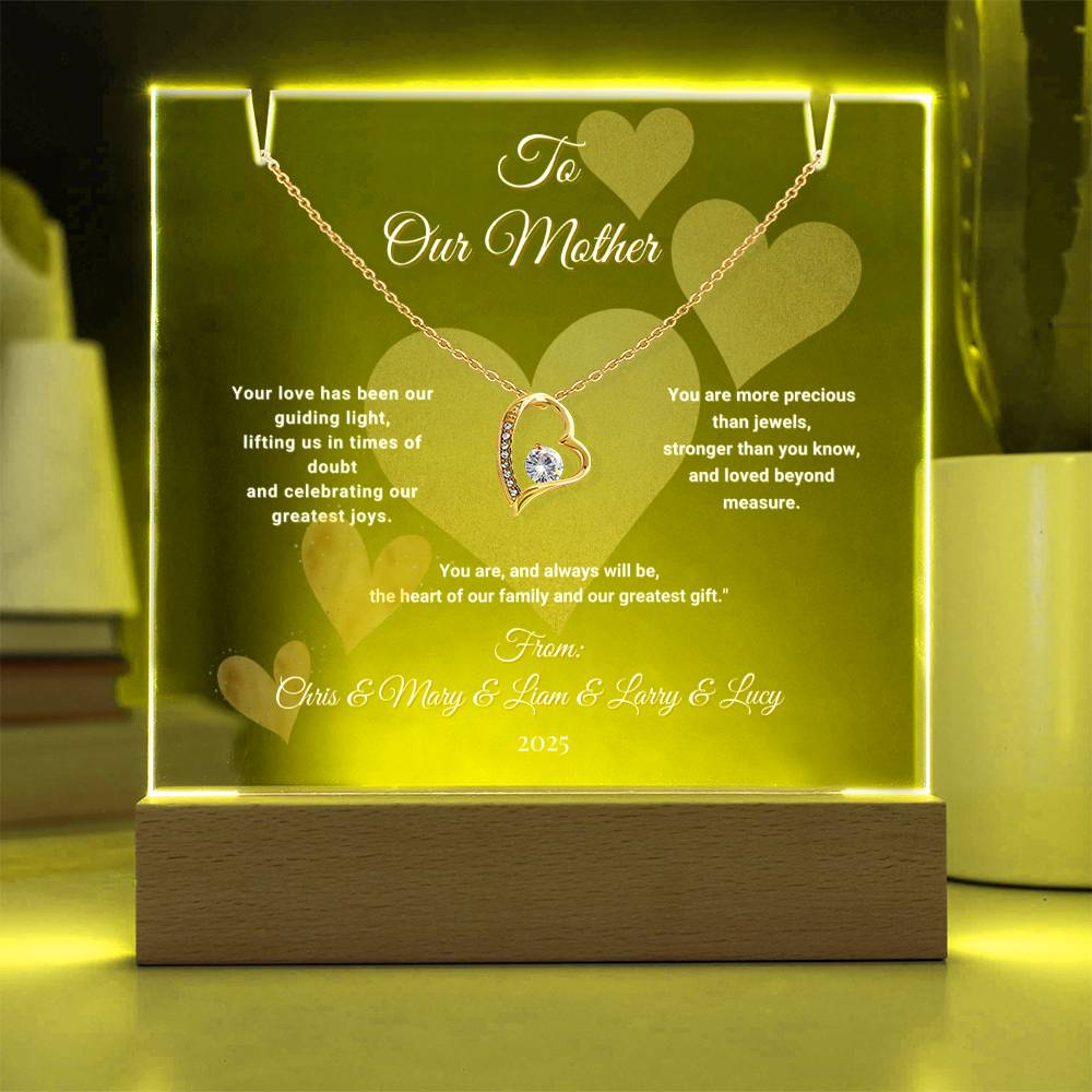 To the Heart of Our Family-gift for Mother, For Mom, For Mama