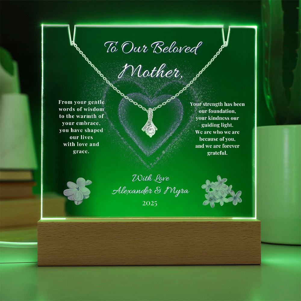 Forever in Our Hearts: Elegant Mother's Day Keepsake Gift For Mother, Mama, Mom