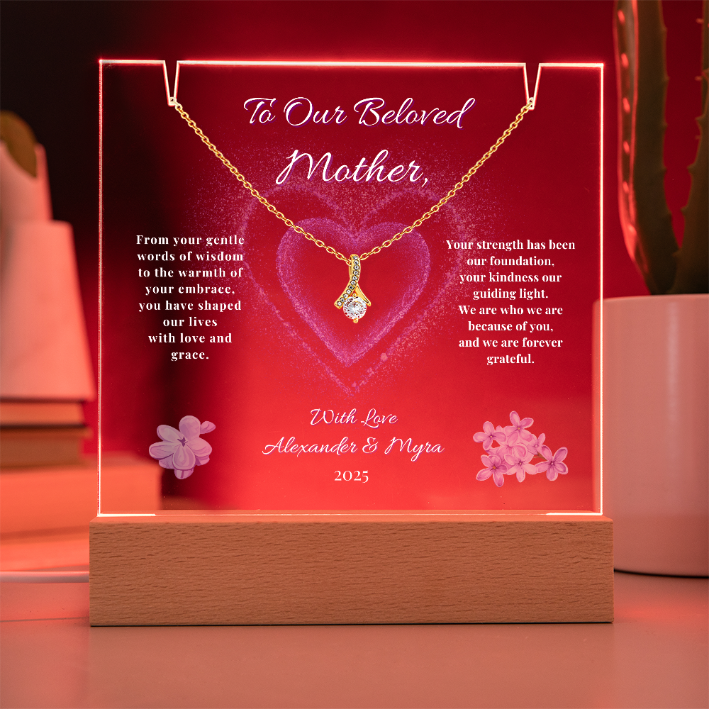 Forever in Our Hearts: Elegant Mother's Day Keepsake Gift For Mother, Mama, Mom