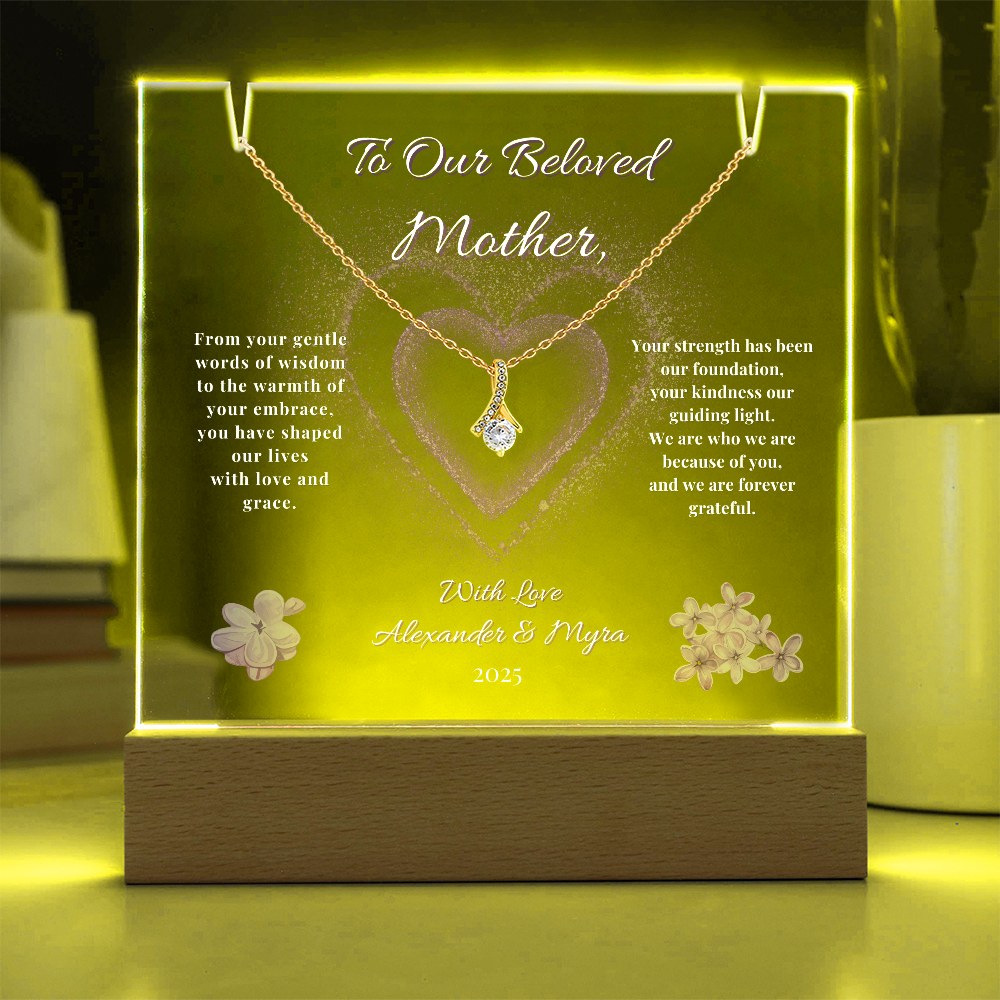 Forever in Our Hearts: Elegant Mother's Day Keepsake Gift For Mother, Mama, Mom