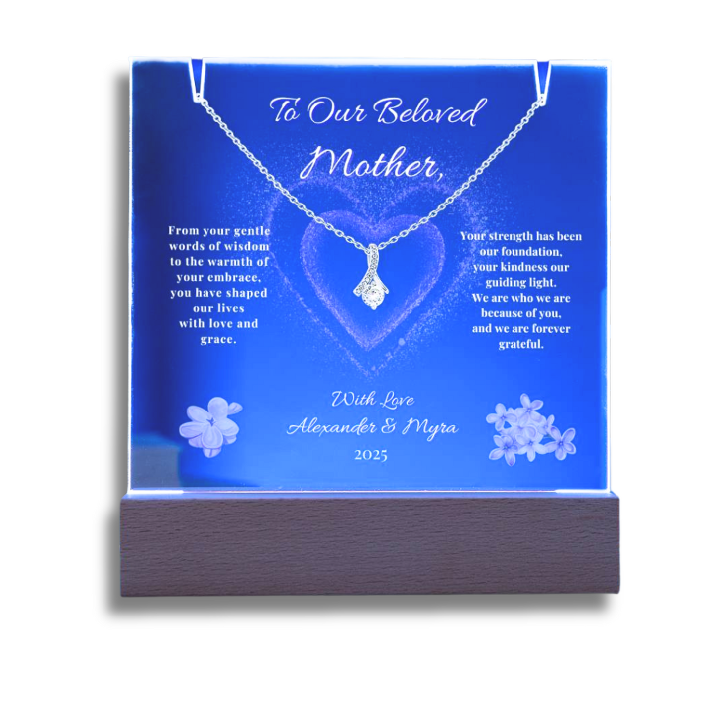 Forever in Our Hearts: Elegant Mother's Day Keepsake Gift For Mother, Mama, Mom