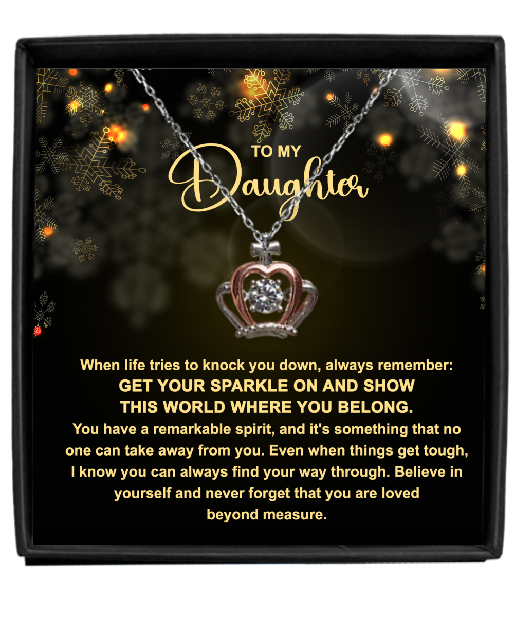 Get Your Sparkle - Crown Necklace