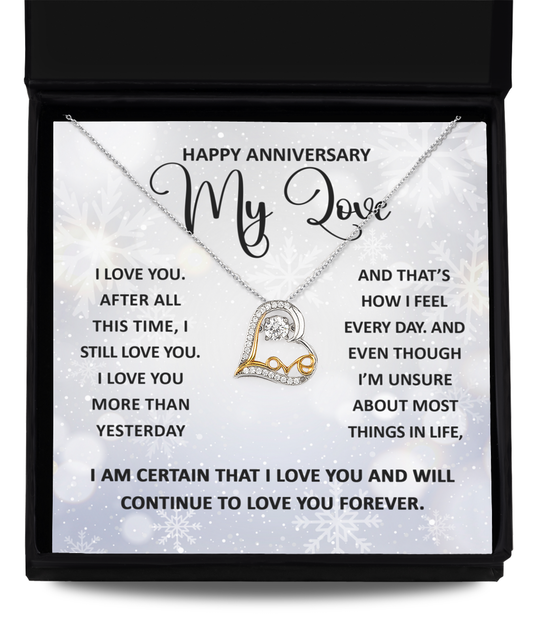 Happy Anniversary My Love, Gift For Wife, Gift For Soulmate