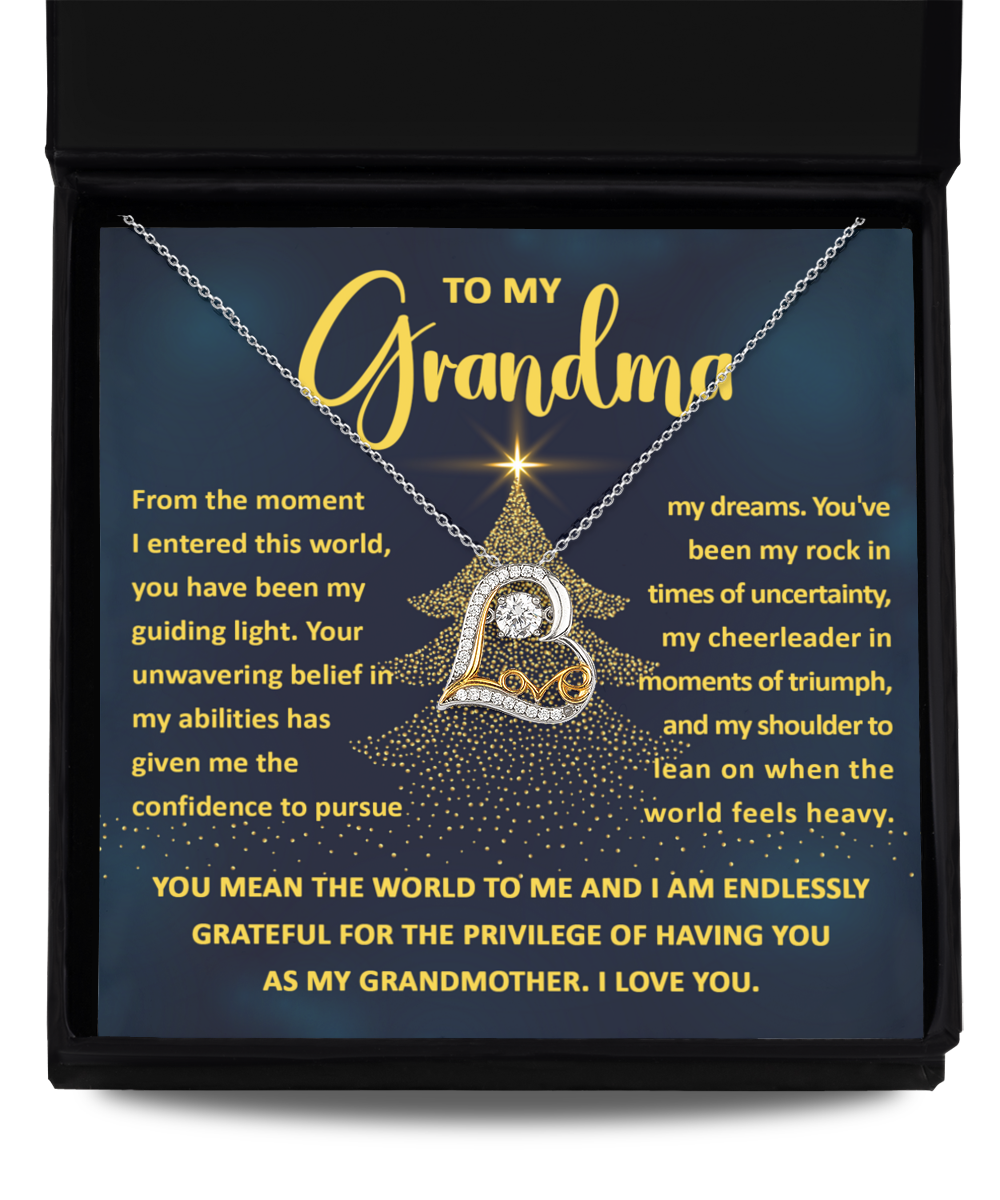 You Mean The World To Me- Gift For Grandma