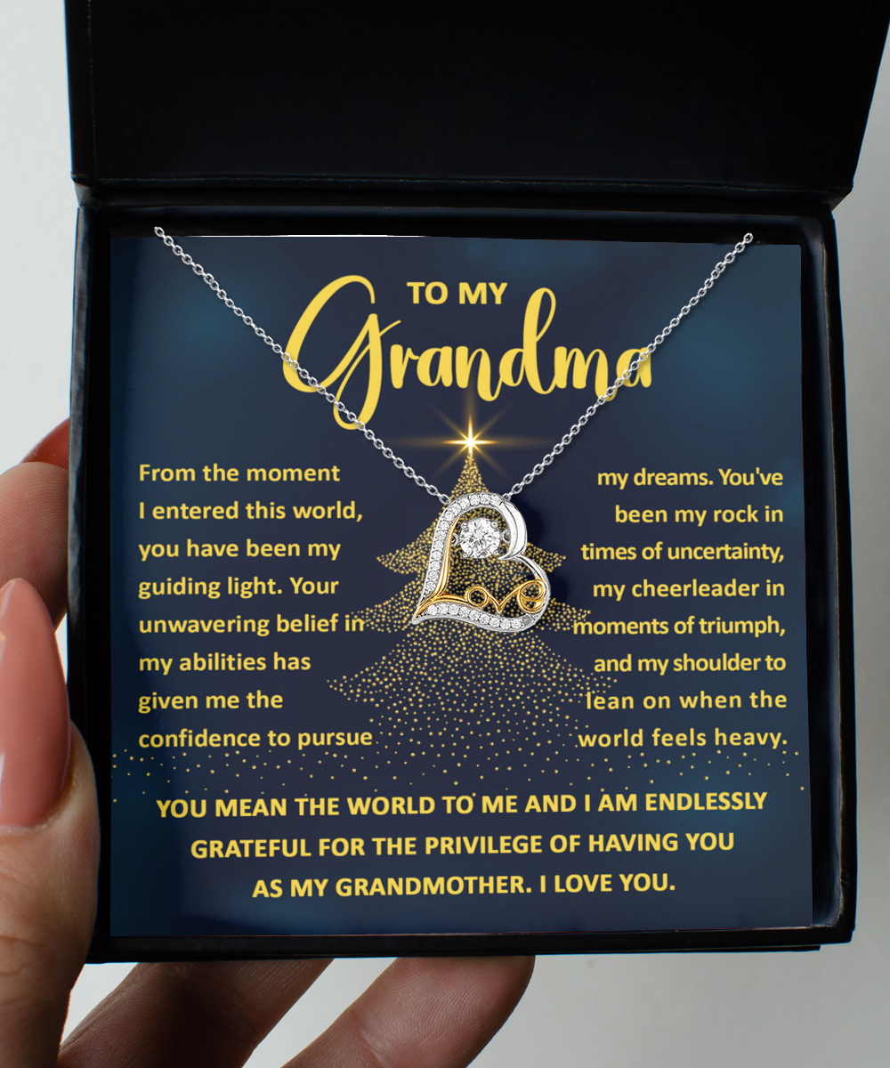 You Mean The World To Me- Gift For Grandma