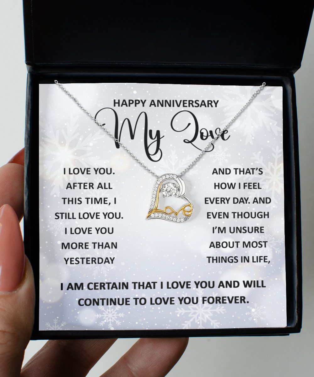 Happy Anniversary My Love, Gift For Wife, Gift For Soulmate